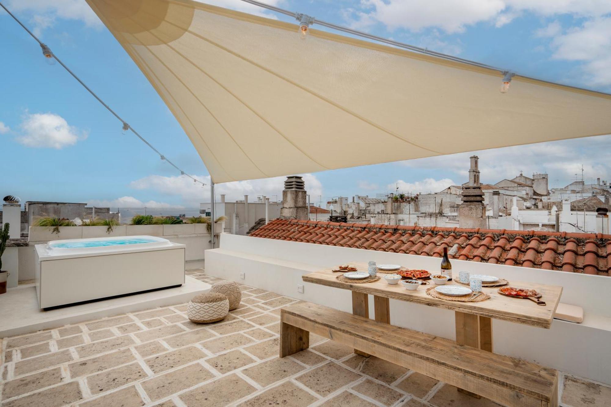 Casa U Burie, Casa Design Con Terrazza Panoramica E Jacuzzi Apartamento Cisternino Exterior foto